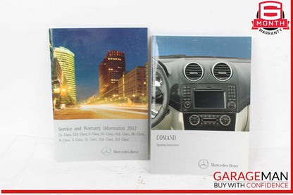 12 Mercedes-Benz X164 GL450 4MATIC Owner's Manual Book Set OEM