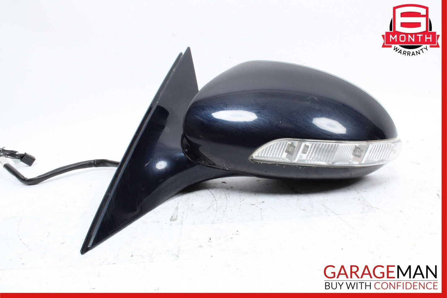 07-09 Mercedes W221 S550 S600 Front Left Side Mirror Door Rear View Black