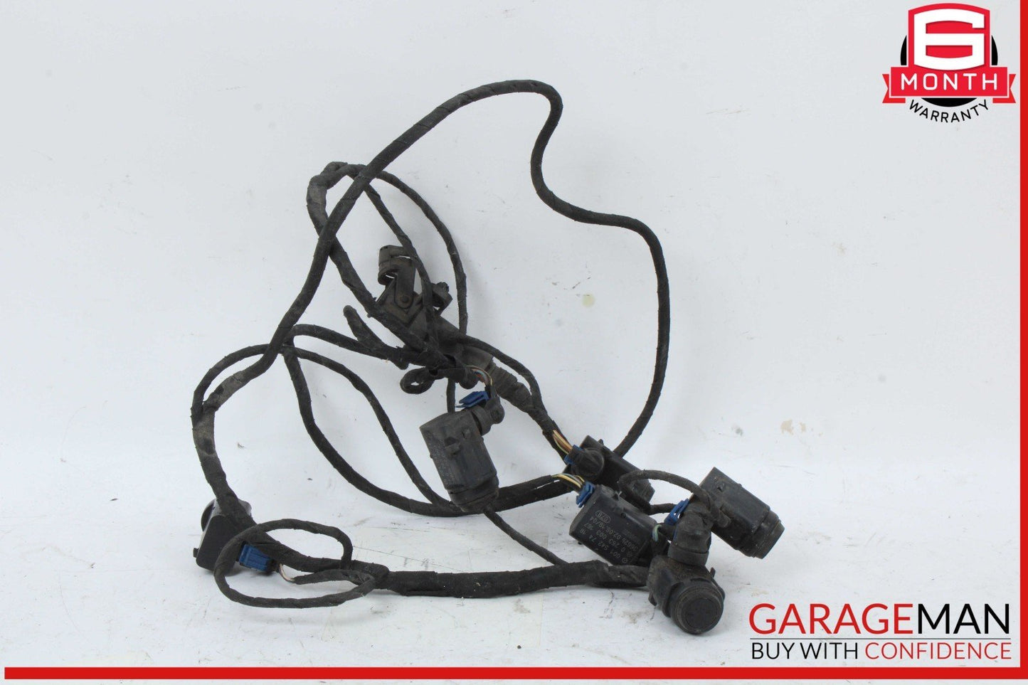 03-06 Mercedes R230 SL500 SL55 AMG Bumper Parktronic Parking Sensor Set OEM