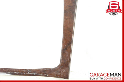 10-13 Mercedes W207 E350 E550 Center Console Shift Shifter Bezel Trim Wood OEM