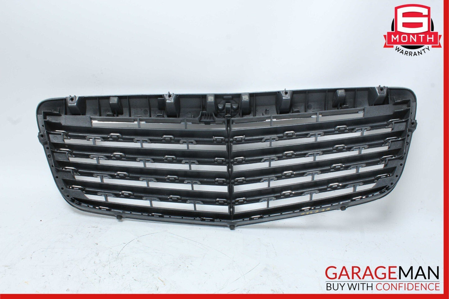 07-09 Mercedes W211 E350 Front Center Bumper Grill Grille Cover Panel Chrome OEM