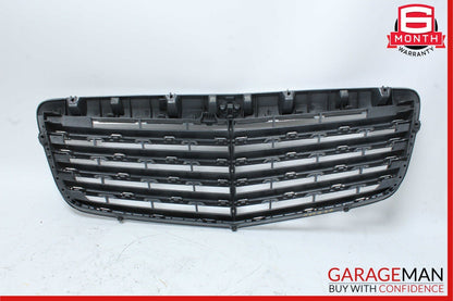 07-09 Mercedes W211 E350 Front Center Bumper Grill Grille Cover Panel Chrome OEM
