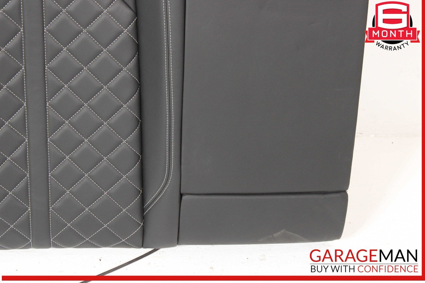 18-24 Audi S5 Rear Top Upper Seat Cushion Cover Assembly Black OEM