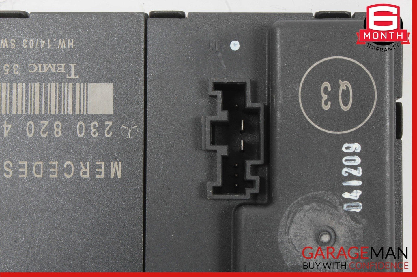 03-08 Mercedes R230 SL500 SL550 Right Side Door Control Module 2308204826 OEM