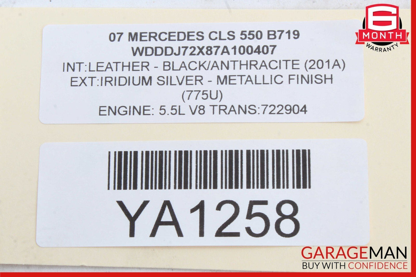 06-11 Mercedes W219 CLS500 CLS550 Front Left Side Door Tweeter Speaker Trim