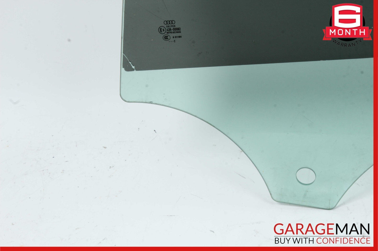 12-18 Audi A7 Rear Left Driver Side Door Window Auto Glass OEM