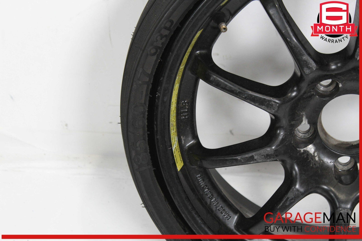 03-12 Mercedes R230 SL500 SL63 AMG Spare Tire Emergency Wheel Donut Rim 17" R17