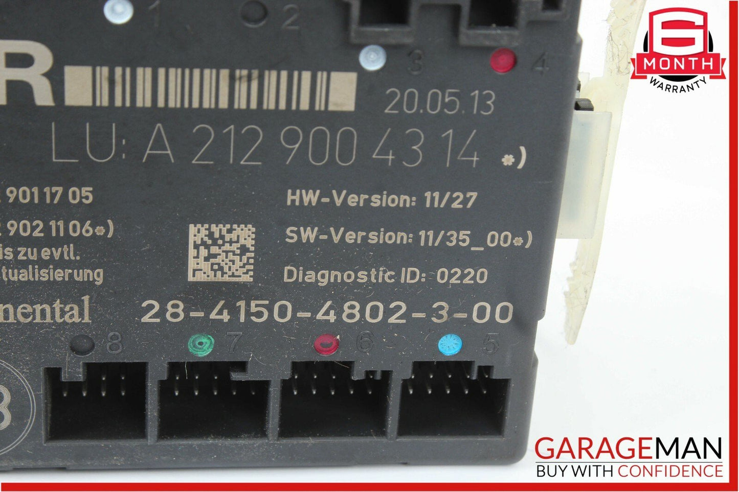 08-18 Mercedes E350 C250 CLS400 Front Right Passenger Side Door Control Module