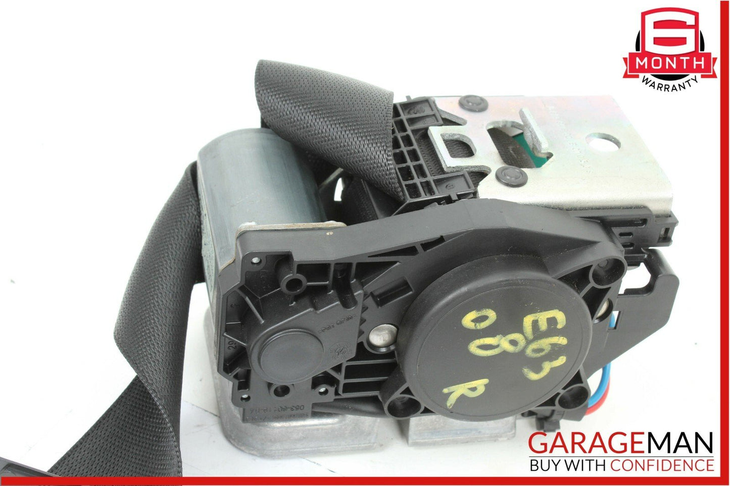 07-09 Mercedes W211 E63 Front Right Seat Belt Seatbelt Retractor Black OEM