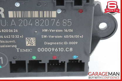 08-11 Mercedes W204 C300 C350 Rear Right Passenger Side Door Control Module OEM