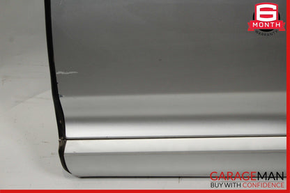 03-06 Porsche Cayenne 955 Rear Left Driver Side Exterior Door Shell Panel Silver