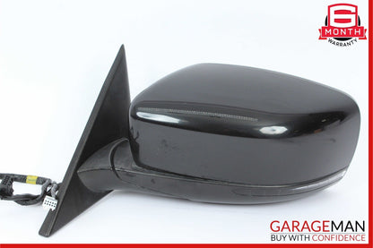 14-17 Maserati Ghibli Front Left Driver Side Mirror Door Rear View Black OEM