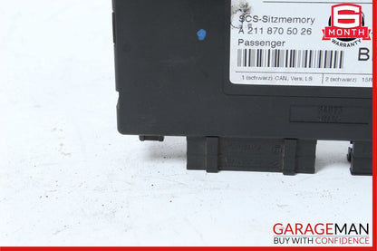 05-12 Mercedes W211 E350 GL450 Front Right Side Under Seat Control Module OEM