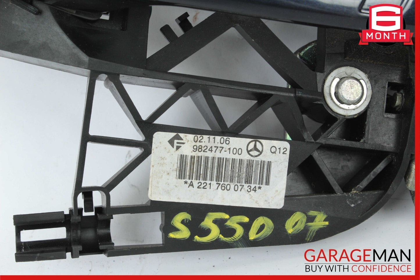 07-13 Mercedes W221 S550 Rear Left Side Exterior Door Handle Keyless Go OEM