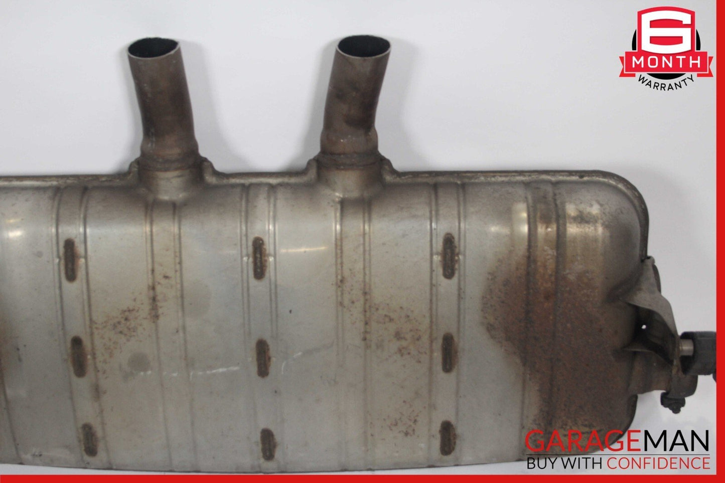 11-14 Porsche Cayenne 958 4.8L V8 Rear Complete Exhaust Muffler Tips Pipe Assy