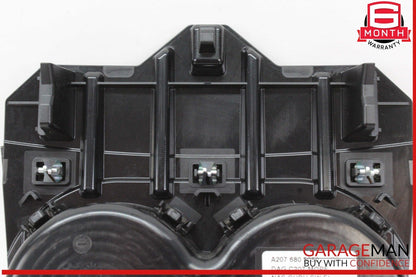 14-17 Mercedes W207 E400 E350 Center Console Cup Holder Compartment Wood OEM