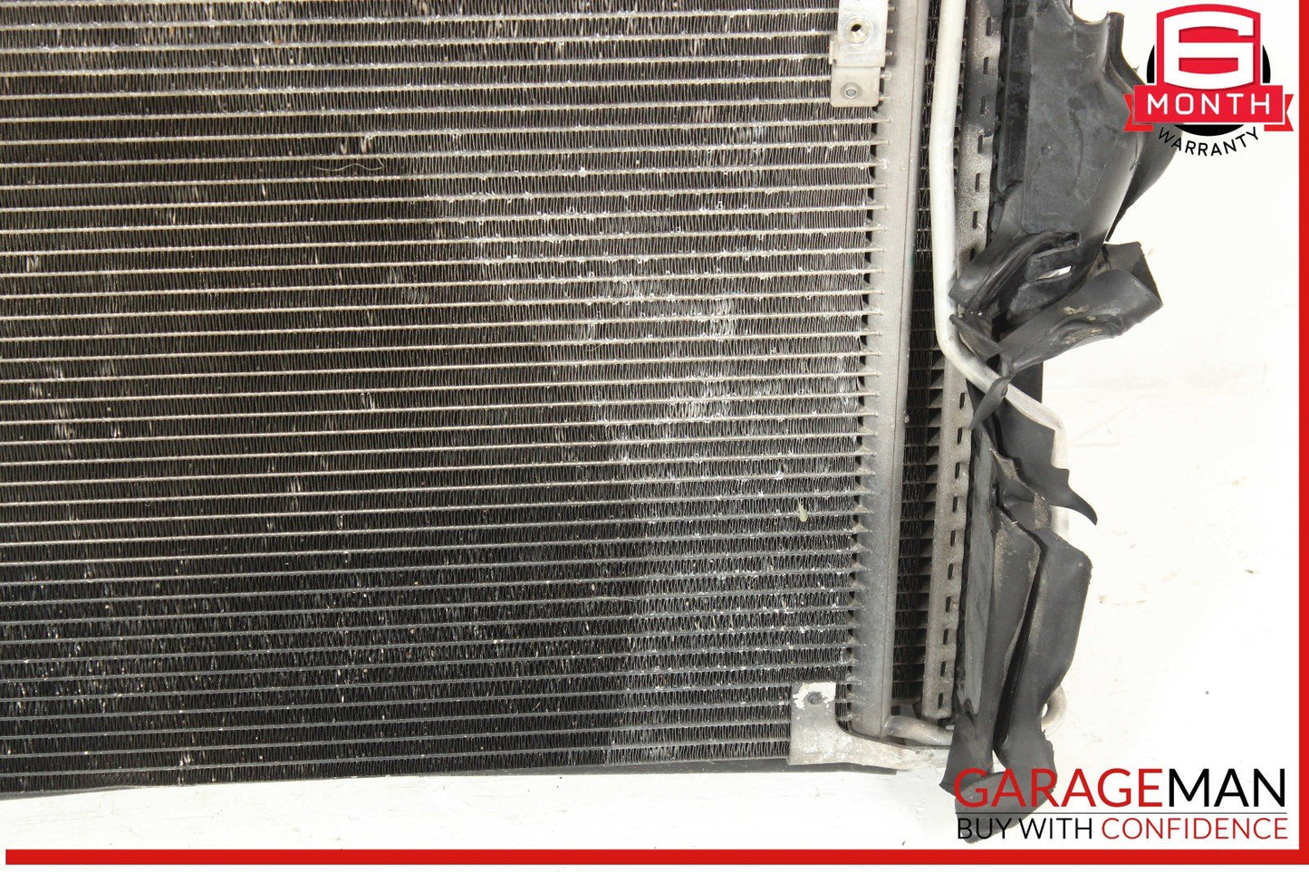 02-06 Mercedes W220 S55 CL55 Engine Motor Cooling Fan Shroud w/ Radiator OEM