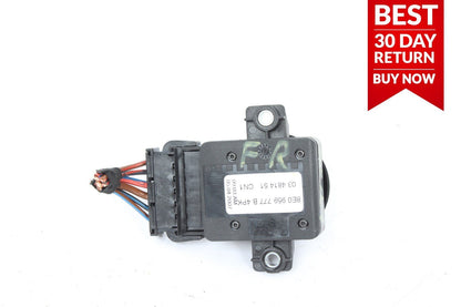 07-09 Audi Q7 Front Right Side Seat Lumbar Adjustment Switch Module Black A110
