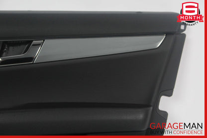 08-14 Mercedes W204 C250 C300 Sedan Front Right Side Interior Door Panel Black