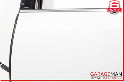 17-19 Audi Q7 Rear Left Driver Side Door Shell White OEM