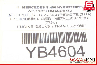 07-13 Mercedes W221 S400 S550 Rear Trunk Lid Unlock Release Trim Handle OEM