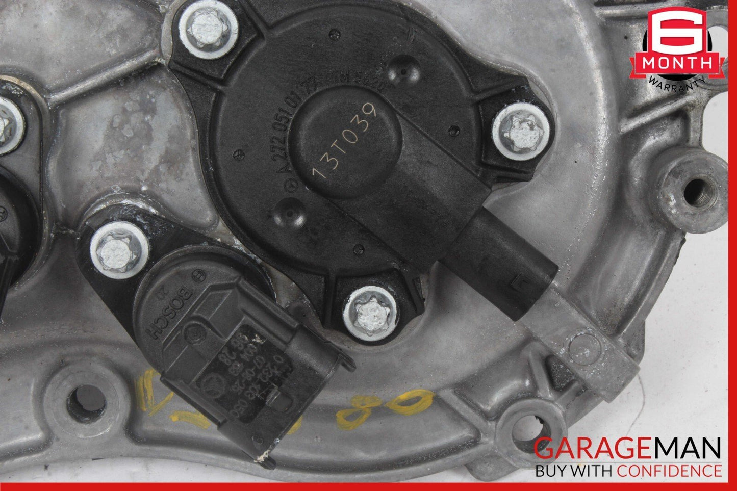 06-13 Mercedes W251 R350 S550 Front Right Engine Timing Chain Cover Plate OEM