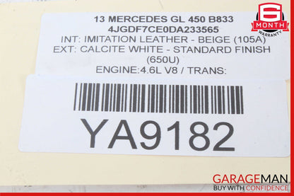 12-16 Mercedes X166 GL450 ML400 Trailer Towing Control Module 2469005501 OEM