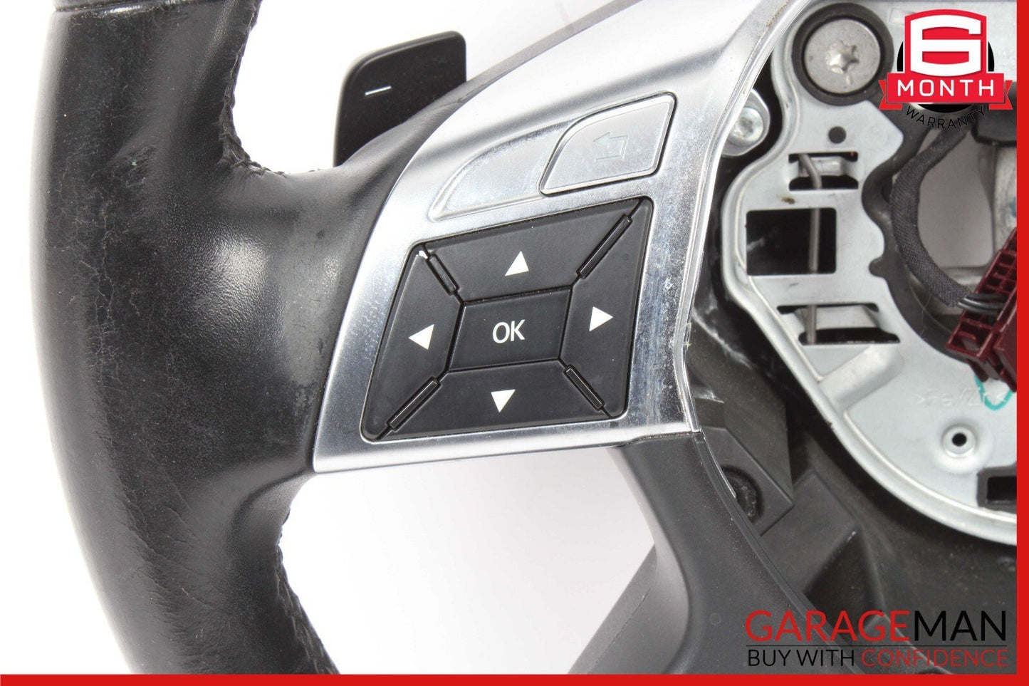 12-16 Mercedes W166 ML350 GL450 Driver Steering Wheel w/ Paddle Shifters OEM