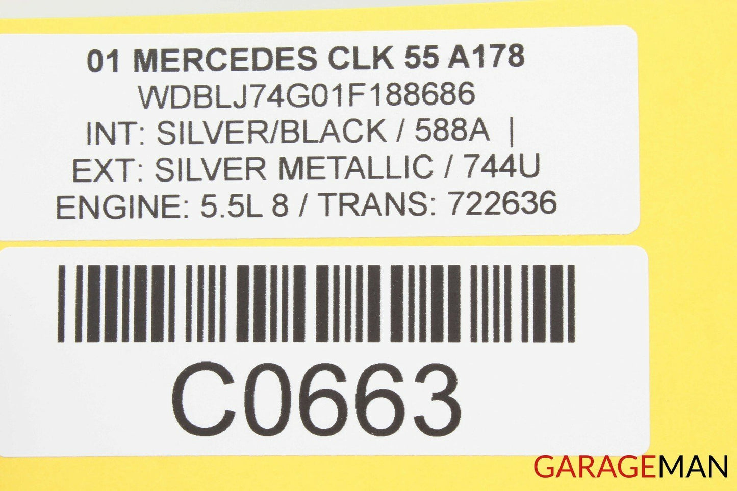 00-03 Mercedes W208 CLK320 CLK55 AMG Anti Theft Alarm Control Module 2028207426