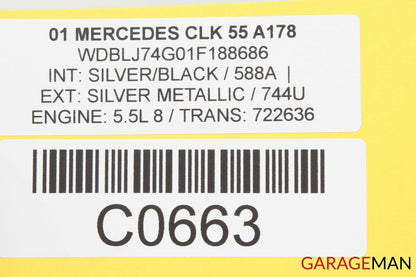 00-03 Mercedes W208 CLK320 CLK55 AMG Anti Theft Alarm Control Module 2028207426