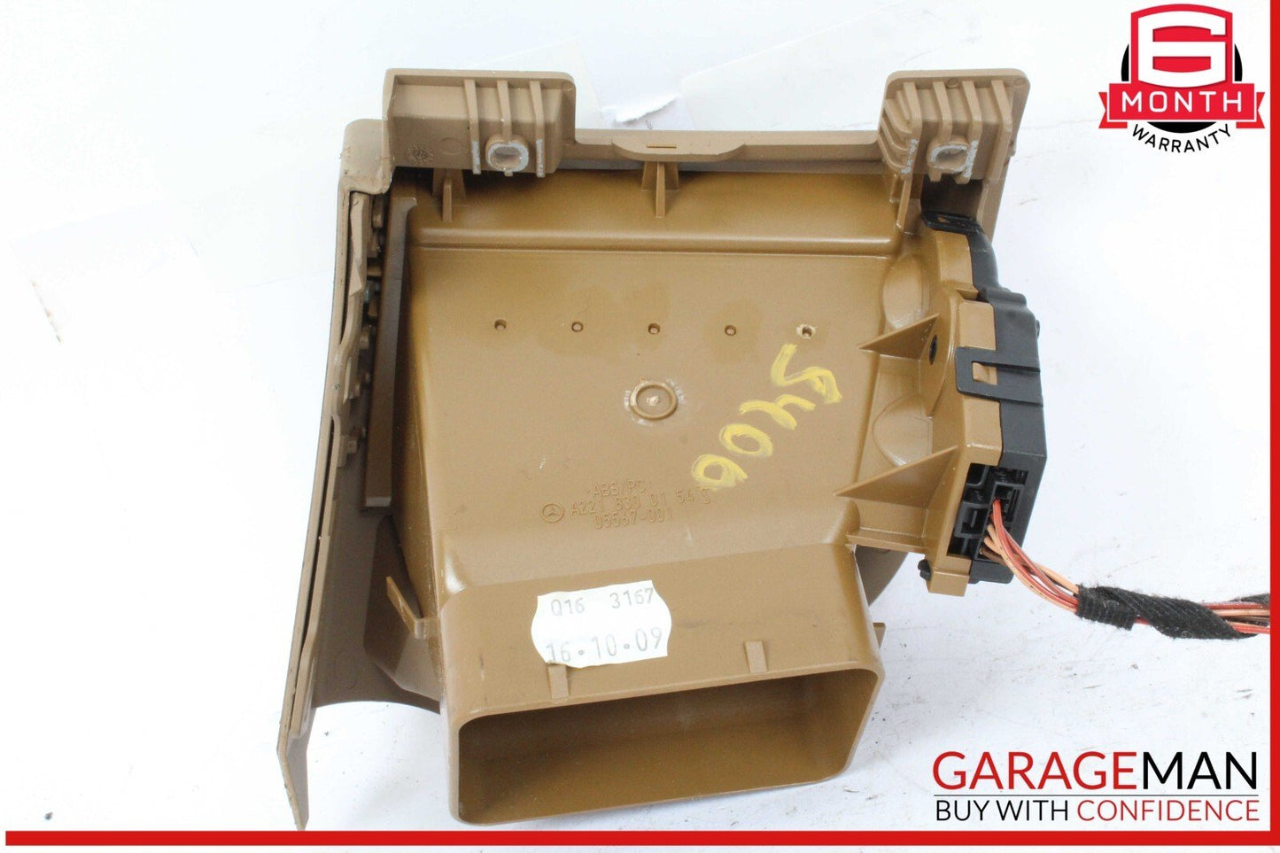 07-13 Mercedes W221 S400 Hybrid Dashboard AC A/C Air Vent Left Driver Beige OEM