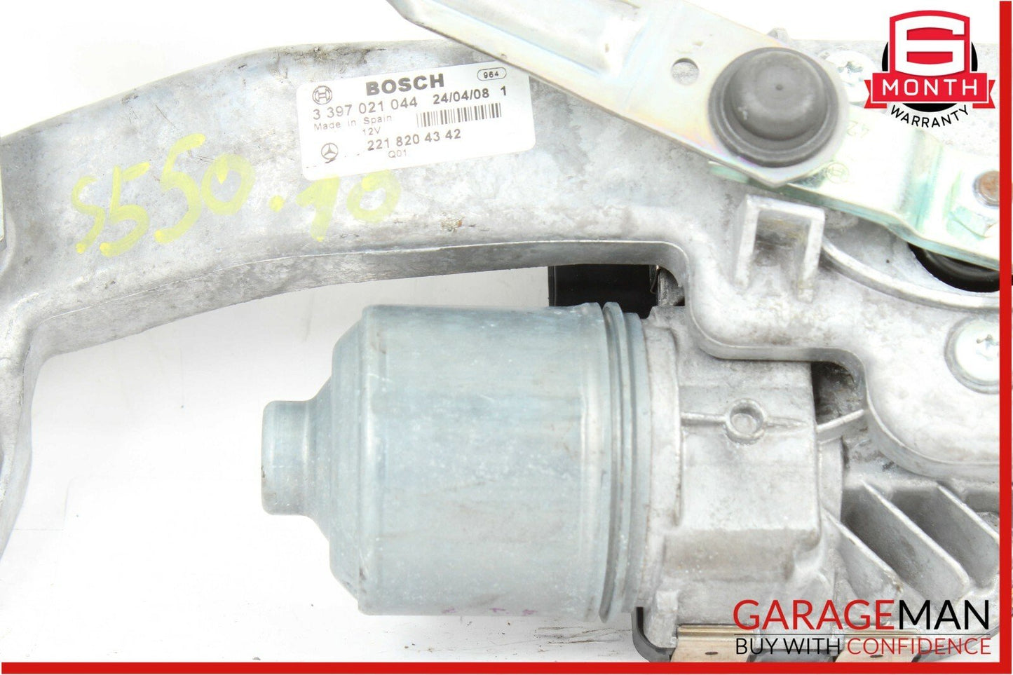 07-14 Mercedes W216 CL550 S550 Front Left Side Windshield Wiper Motor Linkage