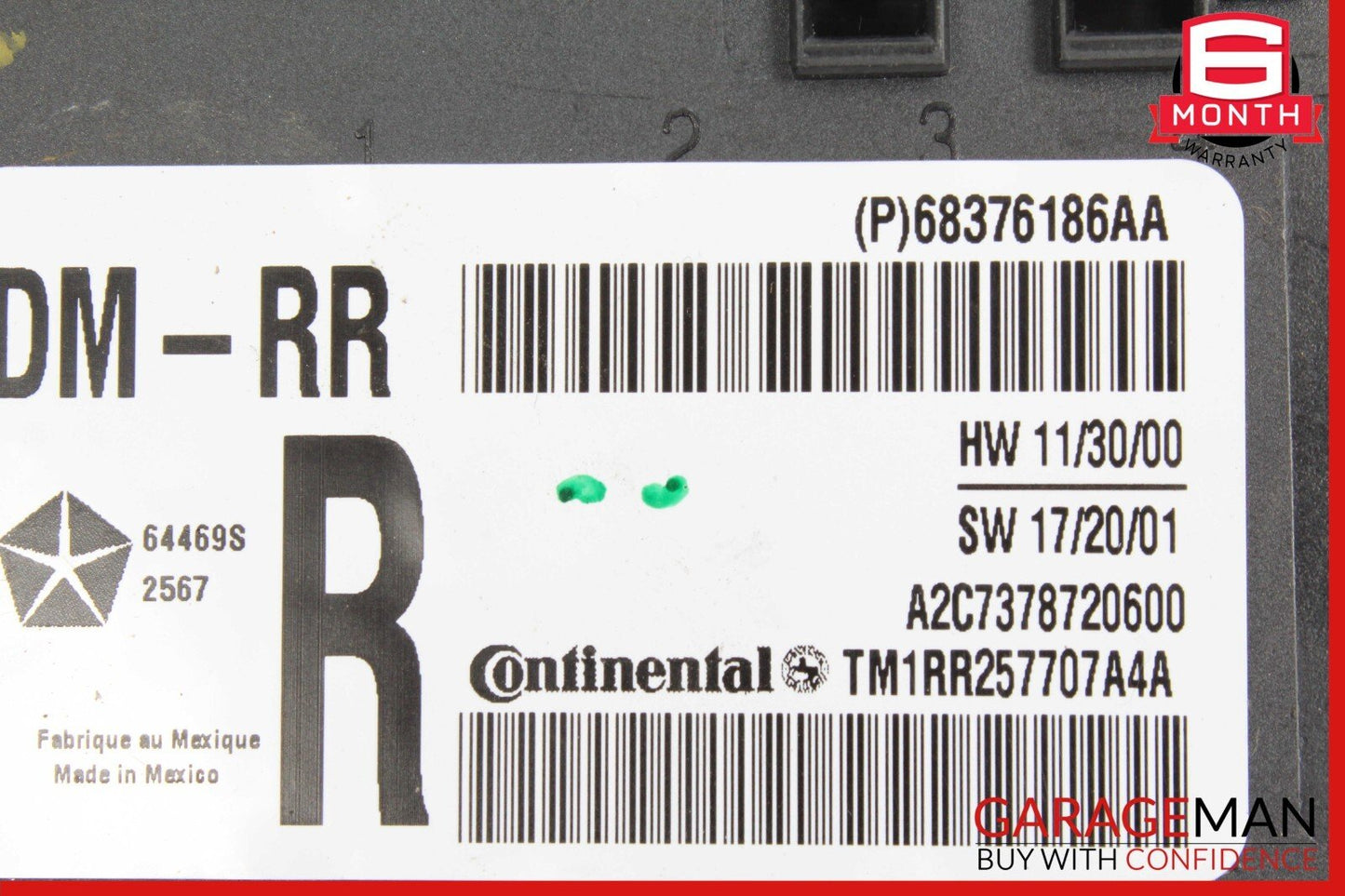 17-20 Maserati Levante Rear Right Passenger Side Door Control Module OEM