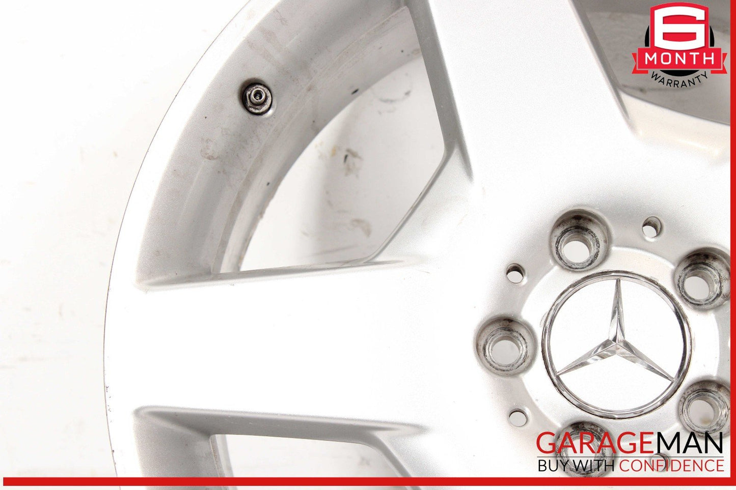06-11 Mercedes W164 ML350 AMG 8.5 X 19 19" Wheel Rim Silver 1644011802 OEM