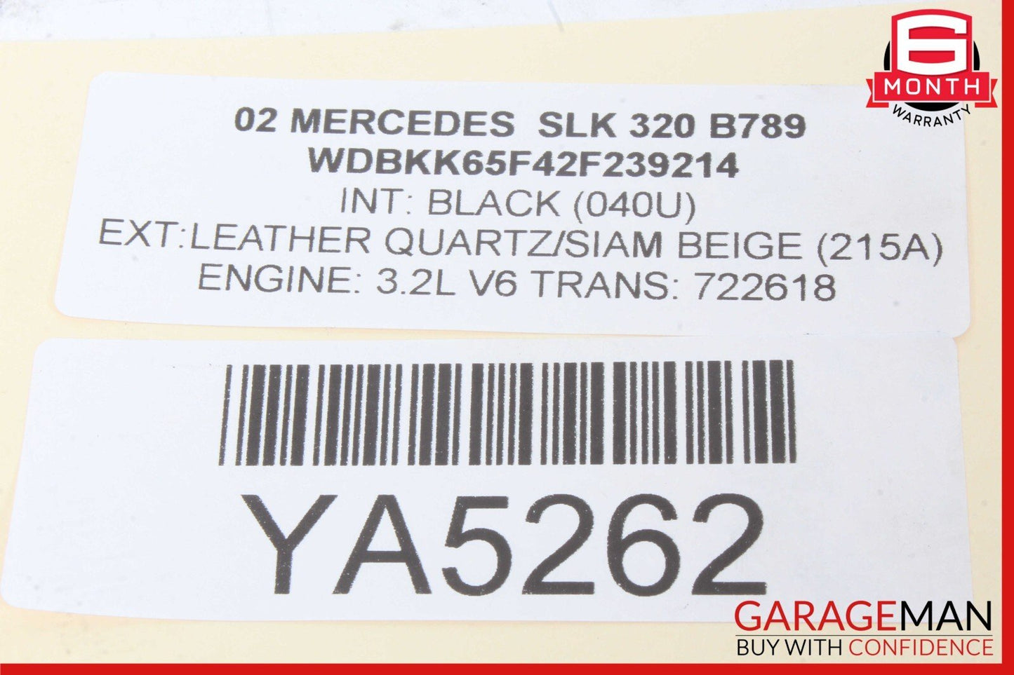 00-09 Mercedes R170 SLK320 SL550 Voice Command Control Module 2038205826