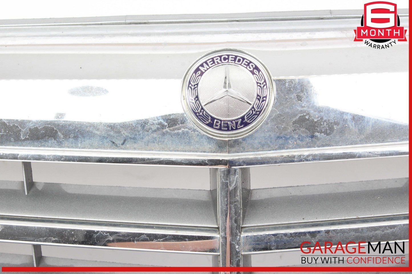 08-13 Mercedes W204 C300 E350 E550 Front Radiator Grille Grill Cover Chrome OEM