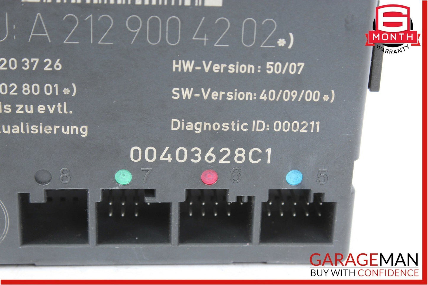 08-14 Mercedes W204 C250 C300 Front Left Driver Side Door Control Module OEM