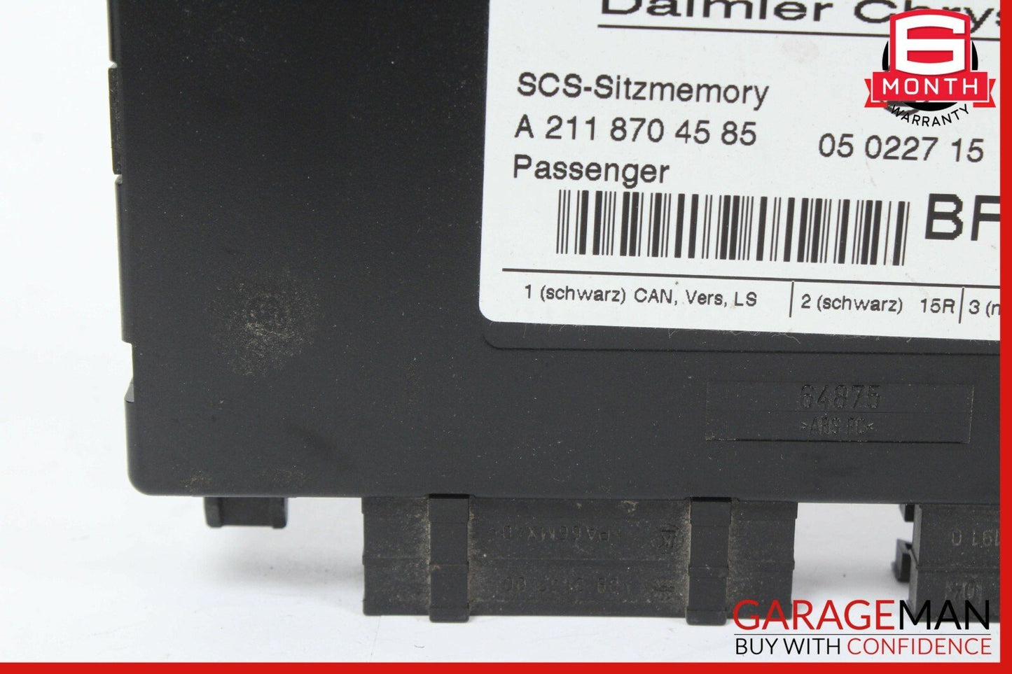 03-11 Mercedes X164 GL320 E350 Seat Control Module Front Right 2118704585 OEM