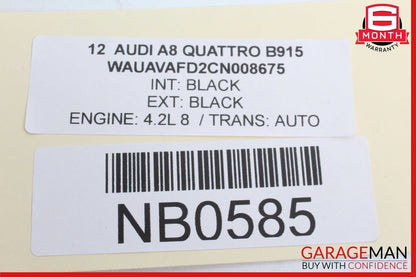 11-18 Audi A8 Quattro Front Left Driver Side Door Window Motor Unit 4F0837069