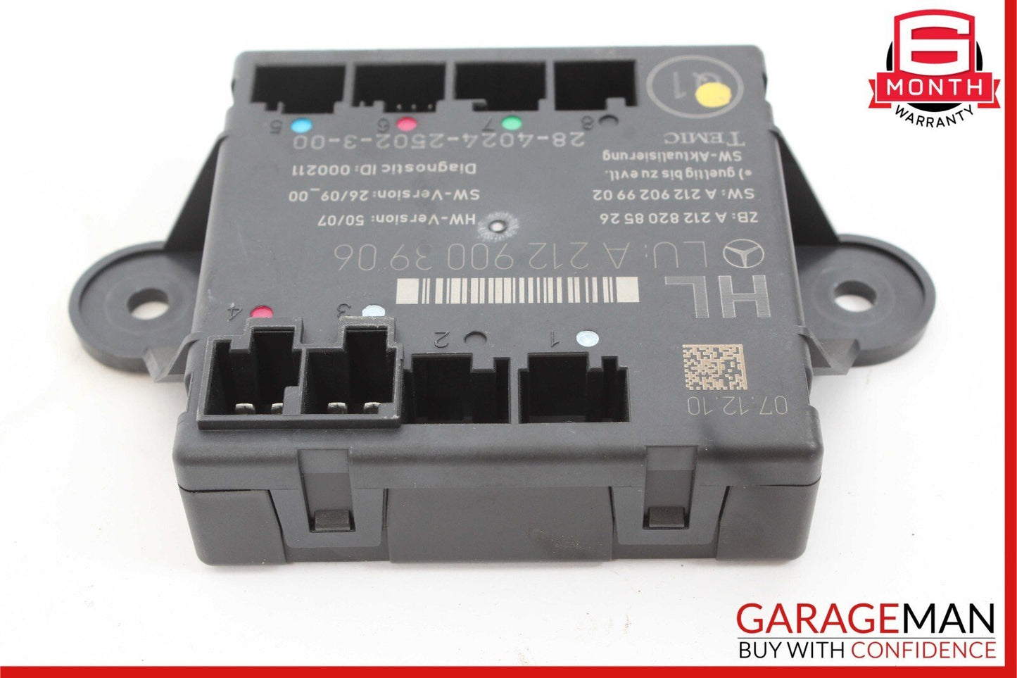 08-18 Mercedes W212 E350 C300 CLS550 Rear Left Side Door Control Module OEM