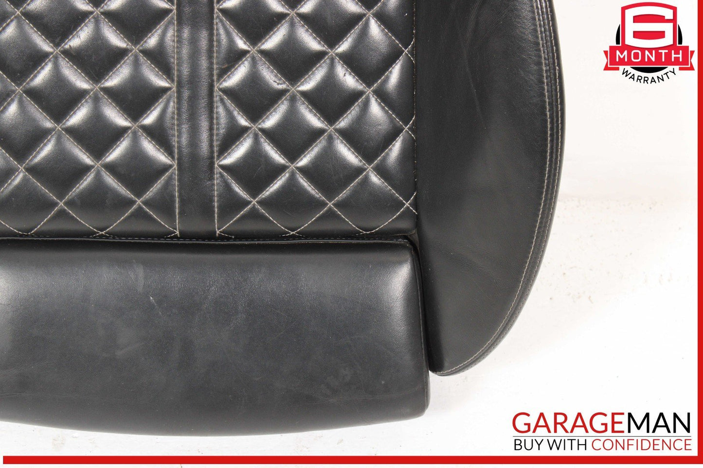 13-18 Audi S6 Front Left Lower Bottom Seat Cushion Black OEM