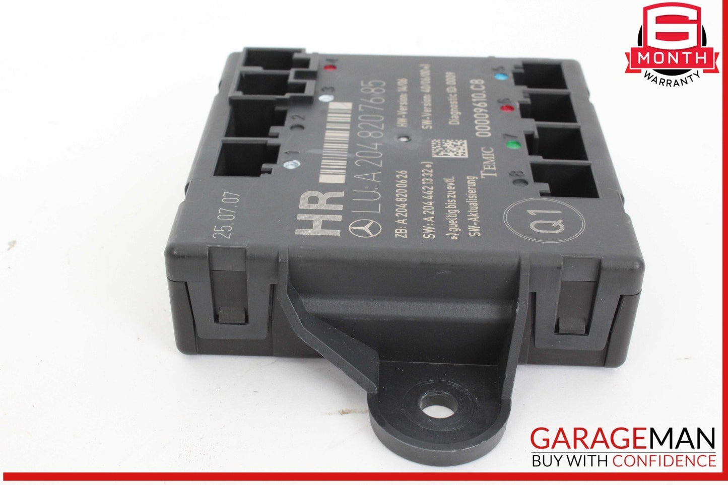 08-18 Mercedes W204 C300 GLK350 C250 Rear Right Side Door Controller Module OEM