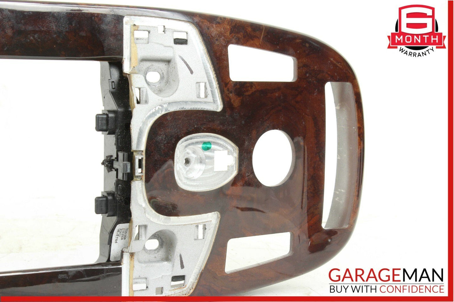 07-09 Mercedes W221 S500 S550 Front Center Console Armrest Trim Panel Wood Bezel