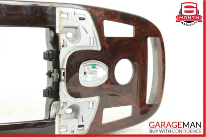 07-09 Mercedes W221 S500 S550 Front Center Console Armrest Trim Panel Wood Bezel