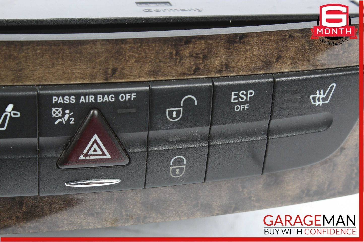 03-09 Mercedes CLS500 E350 E55 AMG Hazard Light Door Lock Control Switch Module