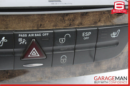 03-09 Mercedes CLS500 E350 E55 AMG Hazard Light Door Lock Control Switch Module