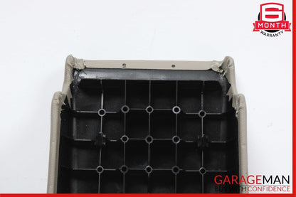 03-06 Mercedes R230 SL500 SL55 AMG Center Console Rear Lid Cover Panel Beige OEM