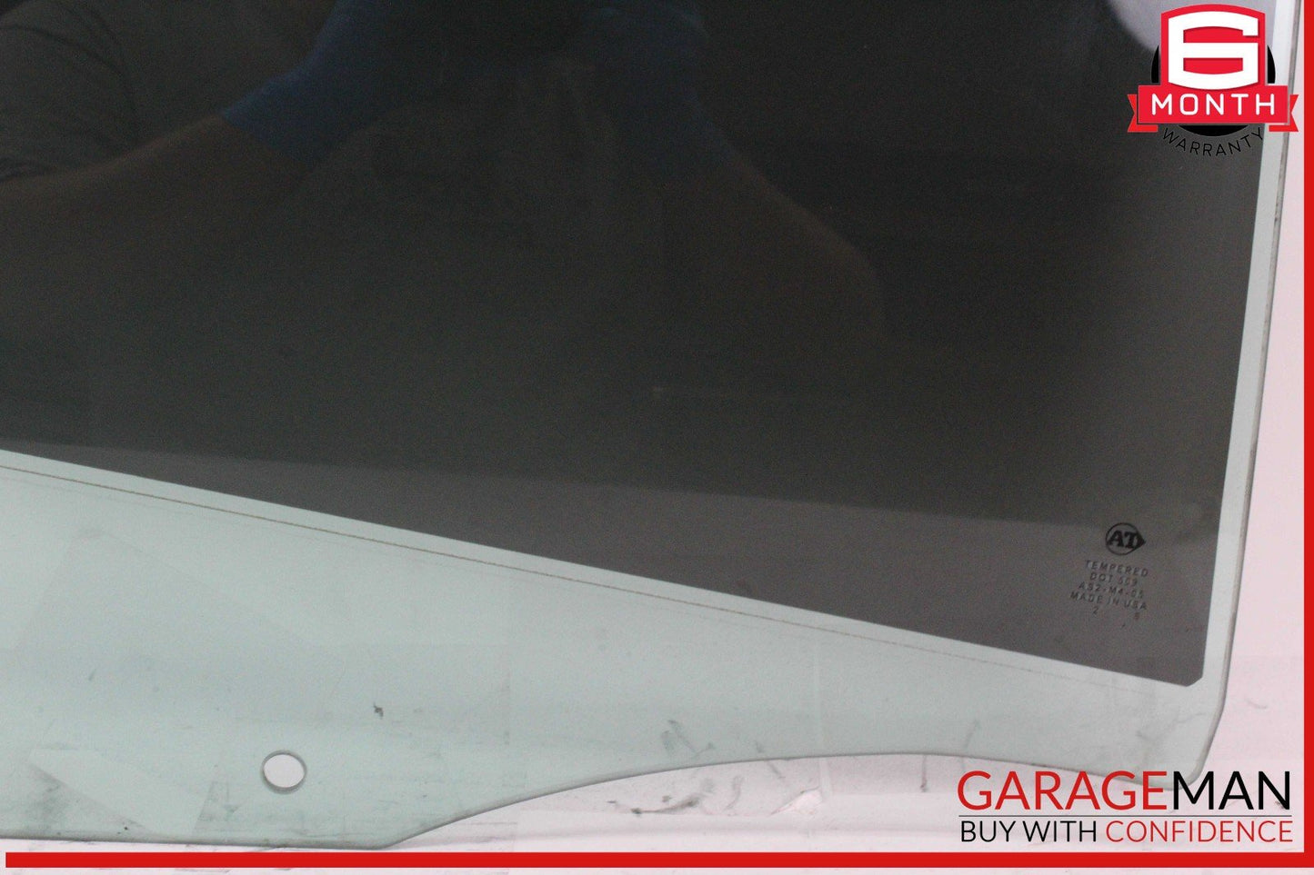 12-18 Audi A6 S6 Rear Right Passenger Side Door Window Glass OEM