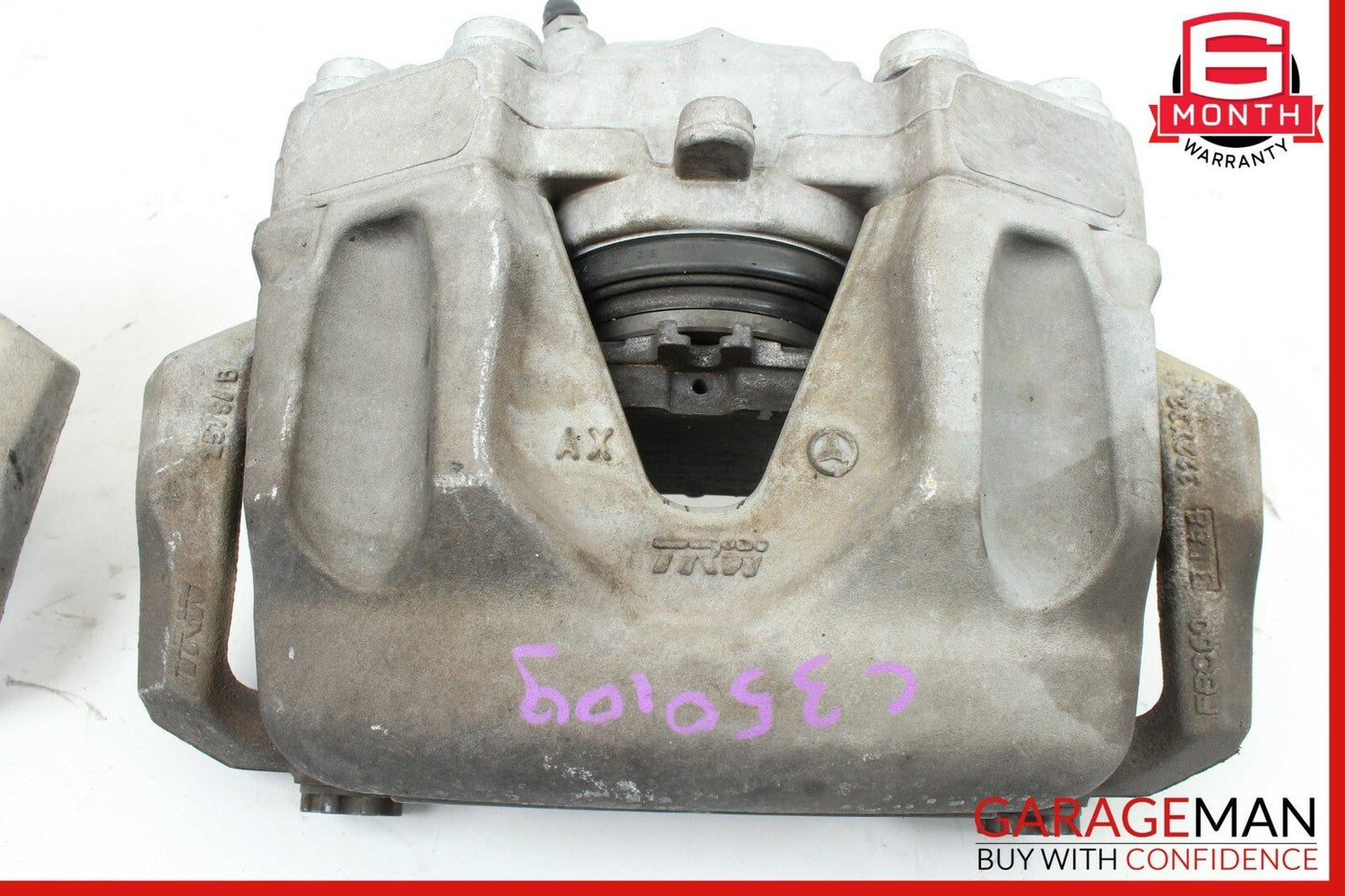 12-15 Mercedes W204 C350 TRW Front Right & Left Side Brake Caliper Calipers Set