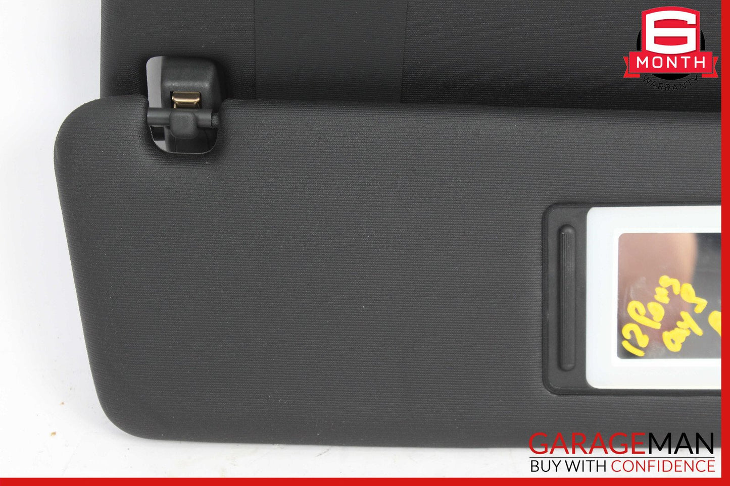 11-17 Porsche Cayenne 958 Front Right Side Sun Visor Sunshade Cover Black